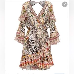 NWOT camilla silk mini dress